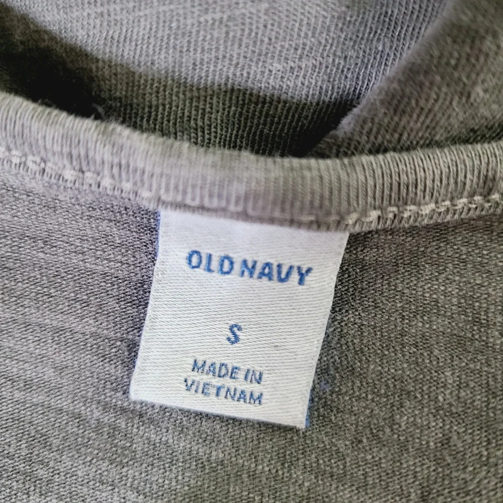 Old Navy Maxi Dress Gray Knit Tiered Sleeveless‎ Casual Stretch Flowy Small S